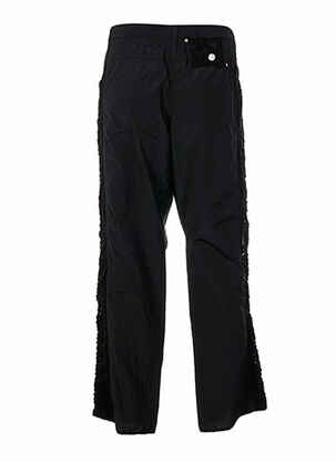 Pantalon droit coupe droite taille basse noir CATY LESCA femme