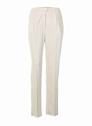 Pantalon droit beige KARTING pour femme