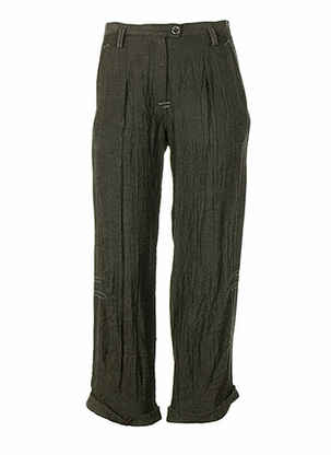 Pantalon droit gris EVA TRALALA pour femme