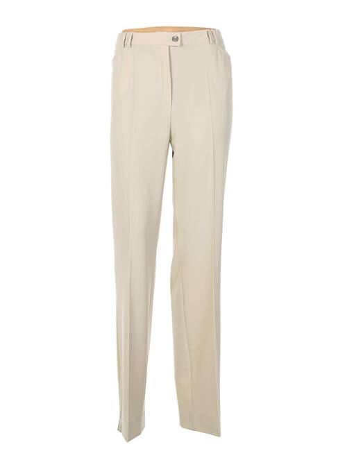 Pantalon droit beige EUGEN KLEIN pour femme