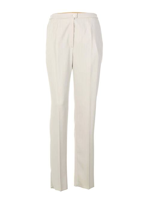 Pantalon droit beige KARTING pour femme