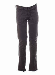 Pantalon slim taille basse taille basse marron FIVE femme