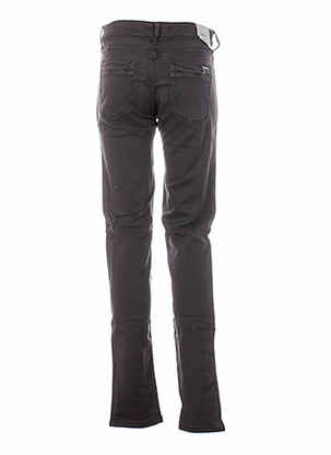 Pantalon slim taille basse taille basse marron FIVE femme