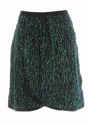 Jupe courte taille haute vert DRESS GALLERY femme