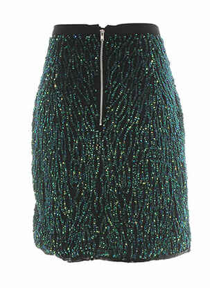 Jupe courte taille haute vert DRESS GALLERY femme