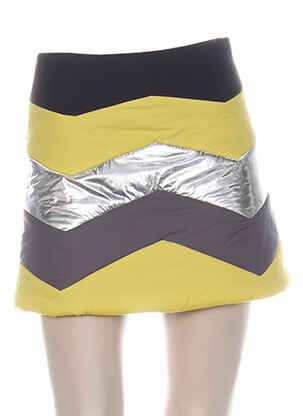 Jupe courte doublure jaune AMERICAN VINTAGE femme