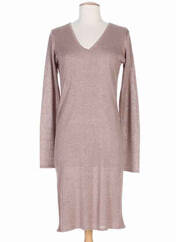 Robe mi-longue beige ICHI pour femme seconde vue