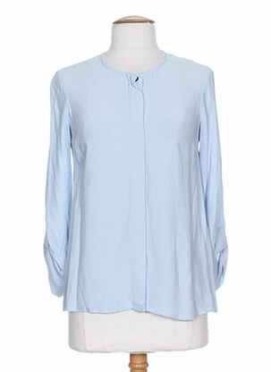 Chemisier coupe cintrée manches longues bleu SINEQUANONE femme