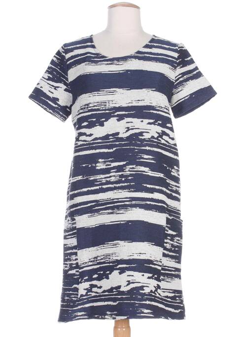 Robe mi-longue bleu LOUIZON pour femme