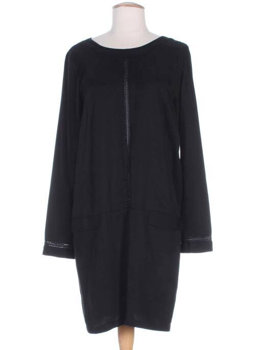 Robe mi-longue noir LA PETITE FRANCAISE pour femme
