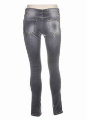 Jeans coupe slim gris MANILA GRACE pour femme seconde vue