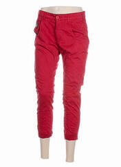 Pantalon 7/8 rouge MANILA GRACE pour femme seconde vue