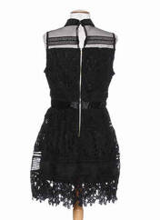 Robe mi-longue noir BY MONSHOWROOM pour femme seconde vue