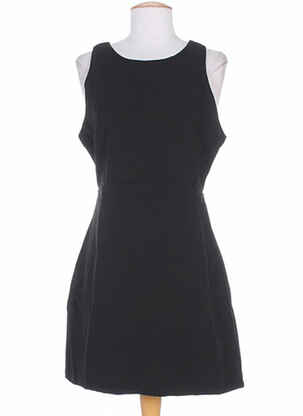 Robe mi-longue sans manche sans manche noir BY MONSHOWROOM femme