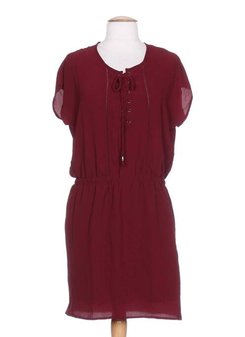 Robe mi-longue rouge BY MONSHOWROOM pour femme