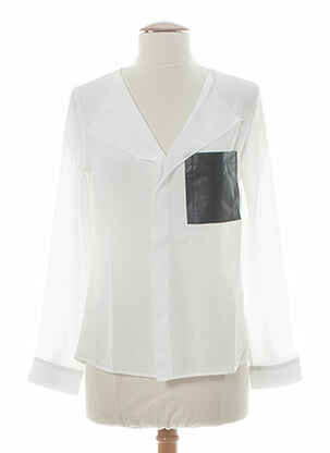 Blouse blanc BY MONSHOWROOM pour femme