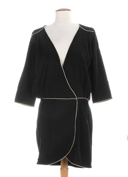 Robe mi-longue noir CLO&SE pour femme