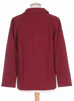 Veste casual finition intérieure doublée rouge CLO&SE femme