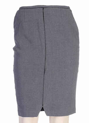 Jupe mi-longue taille normale gris CLO&SE femme