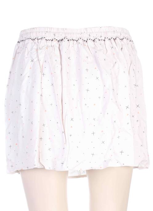 Jupe courte beige CLO&SE pour femme