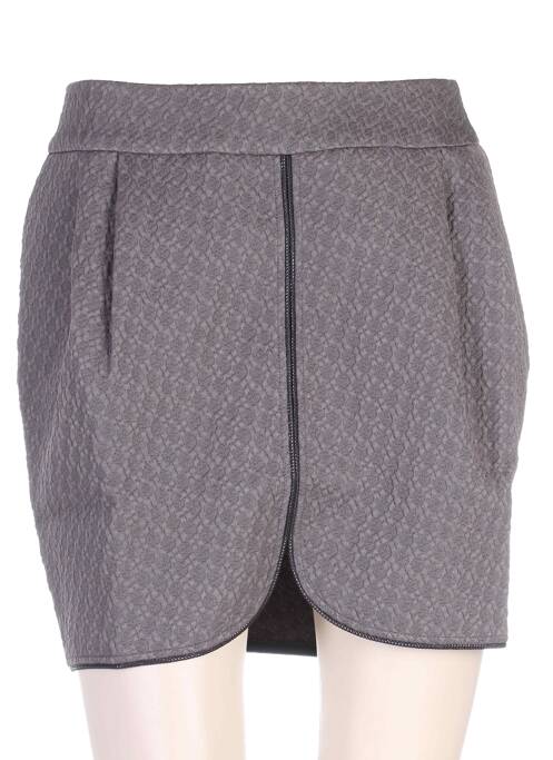 Jupe courte gris CLO&SE pour femme
