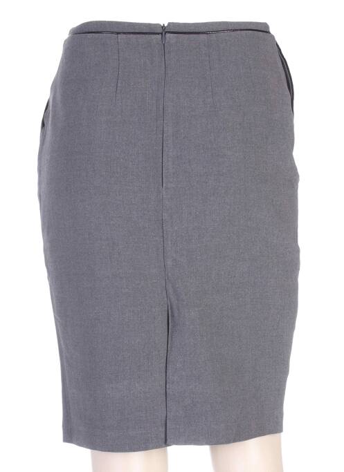 Jupe mi-longue gris CLO&SE pour femme