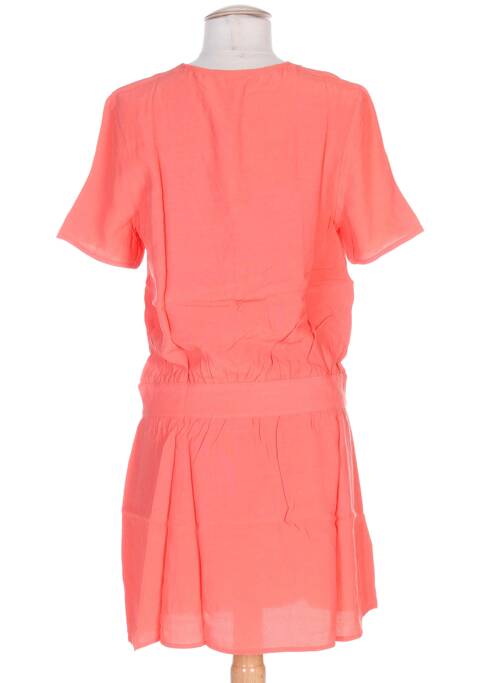 Robe mi-longue orange CLO&SE pour femme