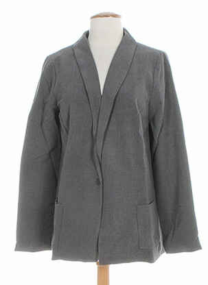 Veste casual finition intérieure doublée gris CLO&SE femme