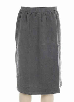 Jupe mi-longue coupe évasée gris CLO&SE femme