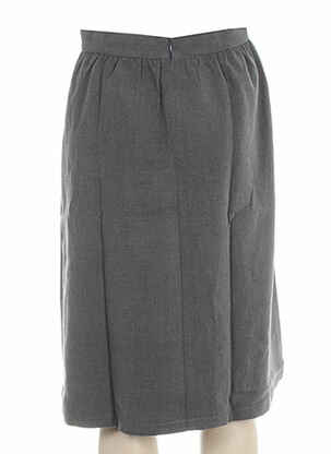 Jupe mi-longue coupe évasée gris CLO&SE femme