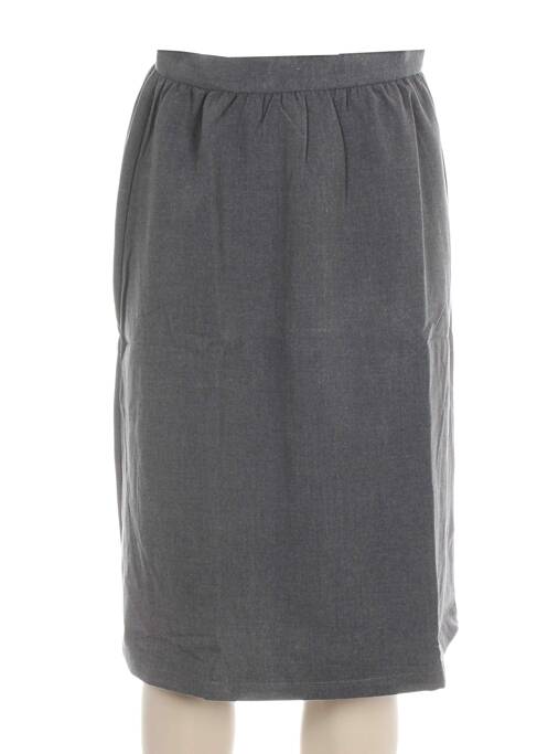 Jupe mi-longue coupe évasée gris CLO&SE femme
