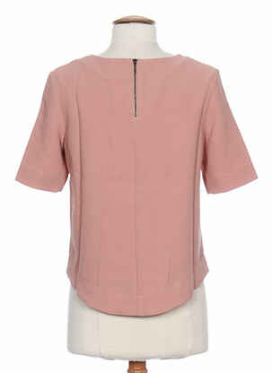 Top col rond rose SO ESSENTIAL femme