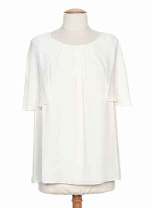 Top coupe fluide beige SO ESSENTIAL femme
