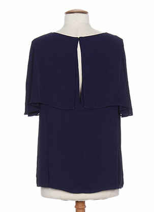 Top coupe fluide bleu SO ESSENTIAL femme