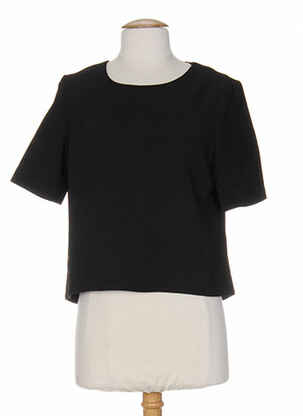 Top col rond noir SO ESSENTIAL femme