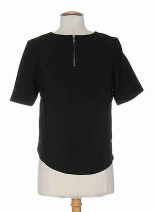 Top col rond noir SO ESSENTIAL femme
