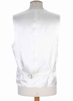 Gilet sans manche effet matière satinée beige SMART homme