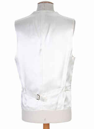 Gilet sans manche effet matière satinée beige SMART homme