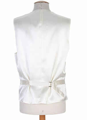 Gilet sans manche effet matière satinée beige SMART homme