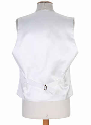 Gilet sans manche tissage satiné gris GREGE CREATION homme