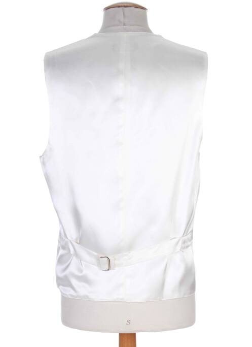 Gilet sans manche effet matière satinée beige SMART homme