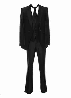 Costume de cérémonie noir CARLO PIGNATELLI pour homme