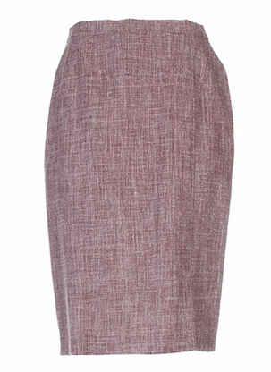 Jupe mi-longue marron PIER BÉ pour femme