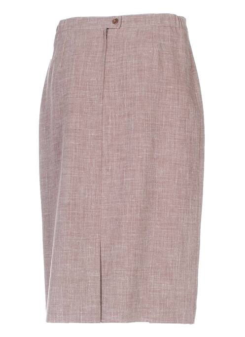 Jupe mi-longue marron NONET femme