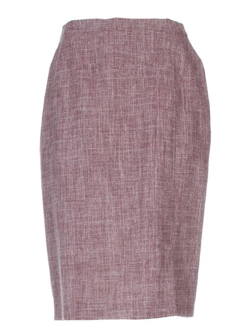 Jupe mi-longue marron PIER BÉ pour femme