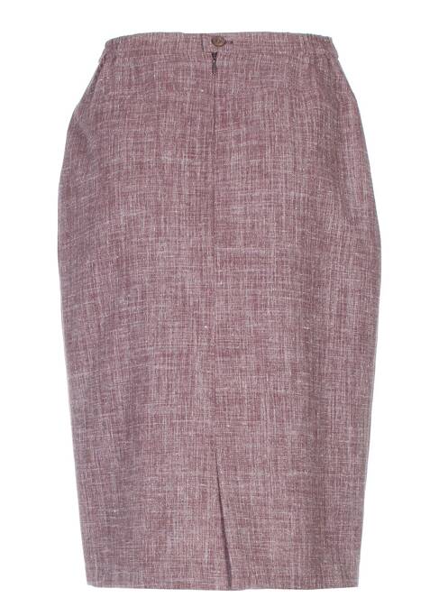 Jupe mi-longue marron PIER BÉ pour femme