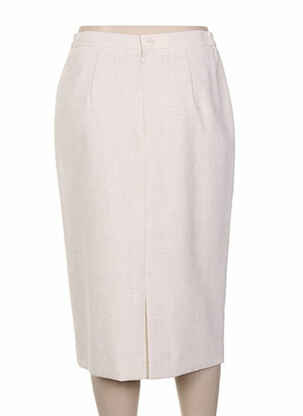 Jupe mi-longue doublure beige KARTING femme