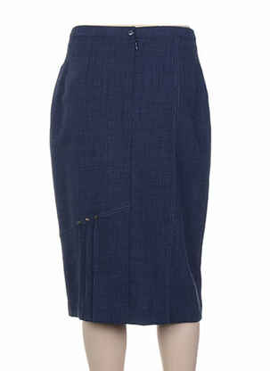 Jupe mi-longue doublure bleu PAUPORTÉ femme