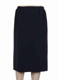 Jupe mi-longue taille élastique bleu SOMMERMANN femme