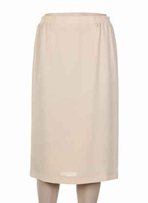 Jupe mi-longue doublure beige SOMMERMANN femme
